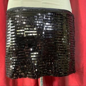 Sequin mini skirt